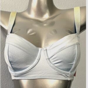 Victorias Secret Swim Bikini Top Blue Shine Strap Sexy Wicked Nwt VS 32